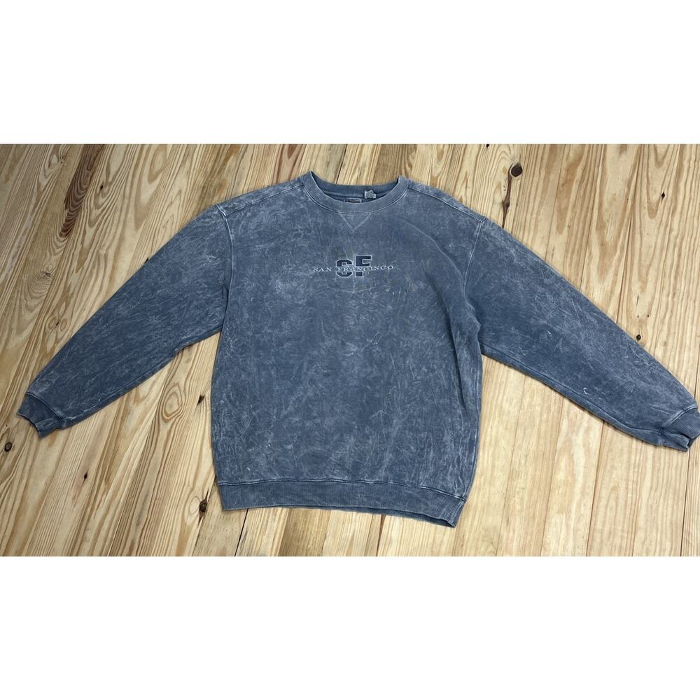 Vtg McIntosh Seymour Sweatshirt - Mens XL - Grey Oregon Soccer Rugby - Distress